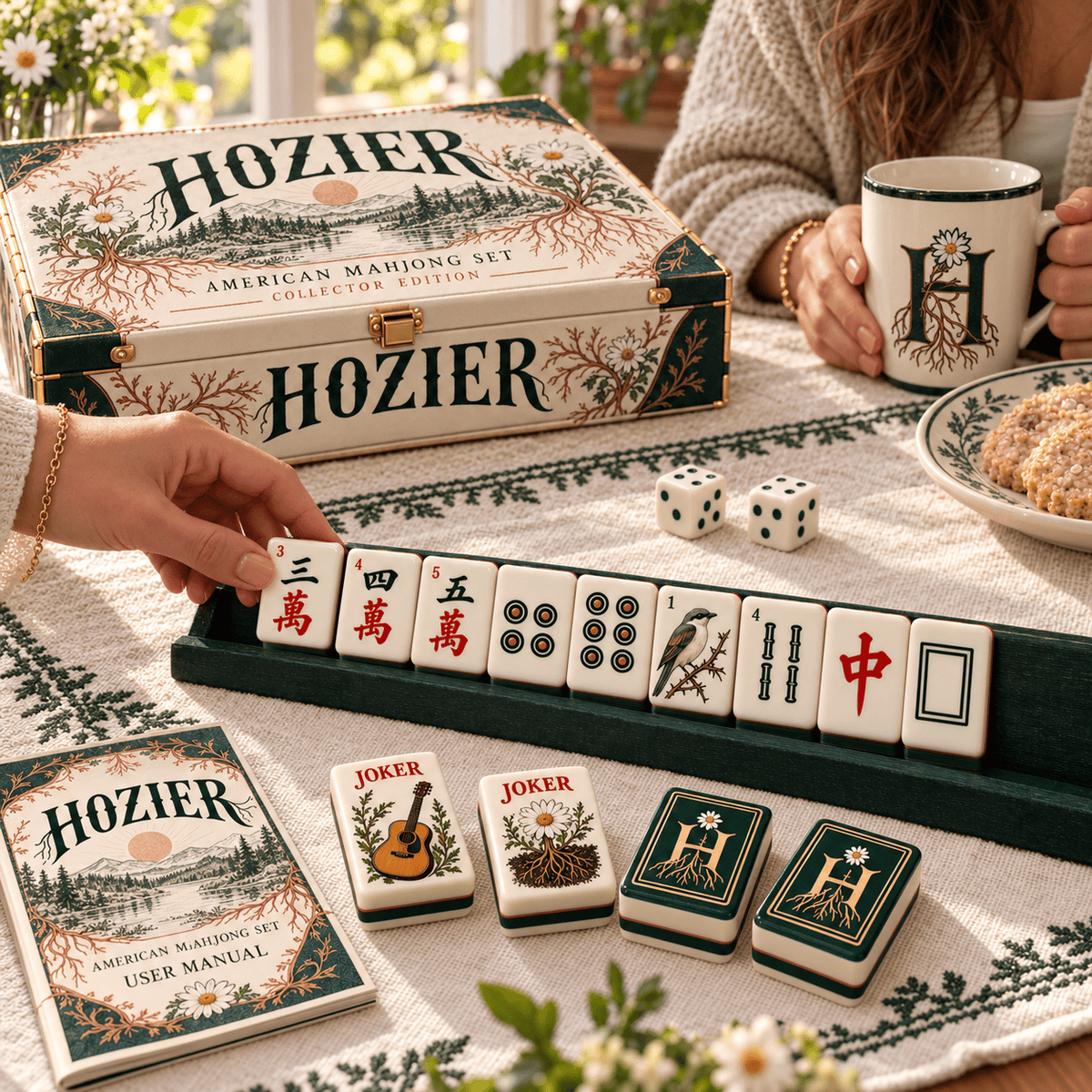 Premium HZR Mahjong Tiles Set TTMH