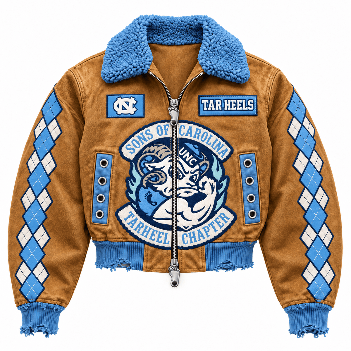 UNC Cropped Bomber Jacket NTKO