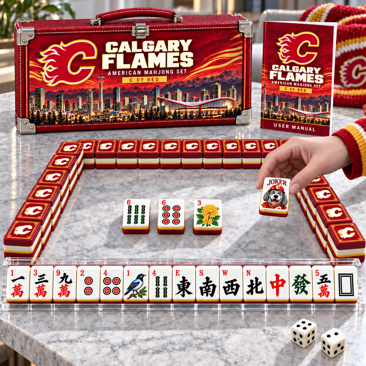 Premium CGRF Mahjong Tiles Set PVNA