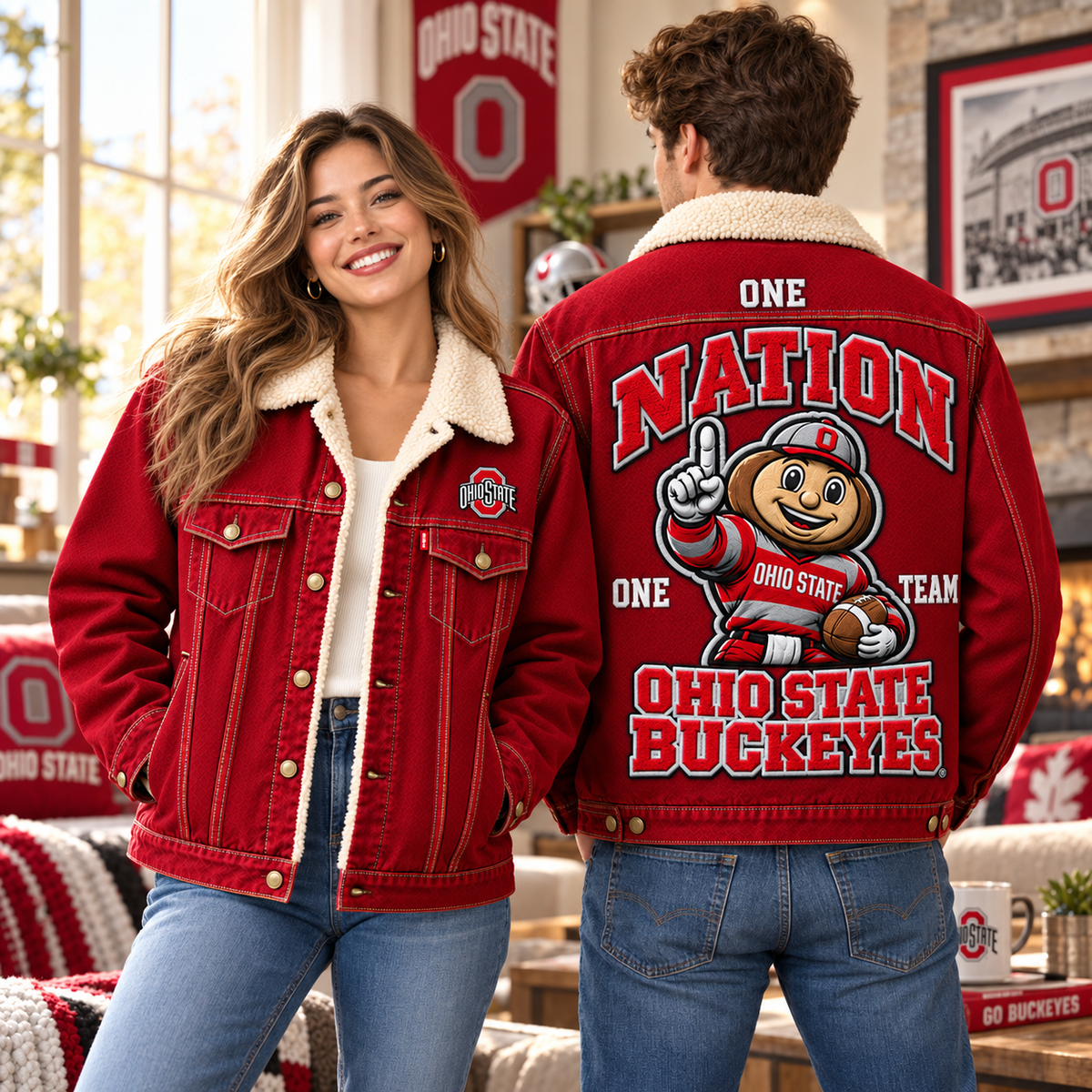 OSB Premium Fur-Lined Trucker Jacket BMD