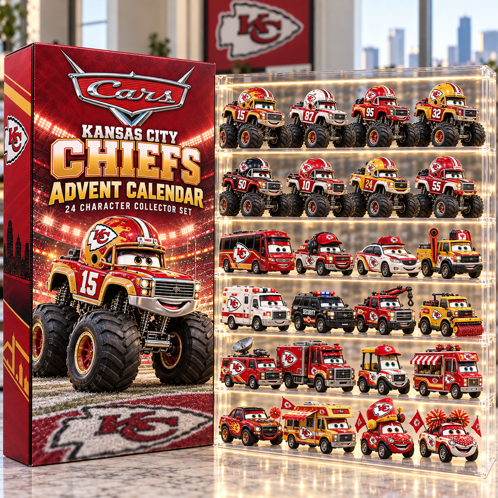 KCC Premium Character Die-Cast Cars Christmas Advent Calendar LNTH