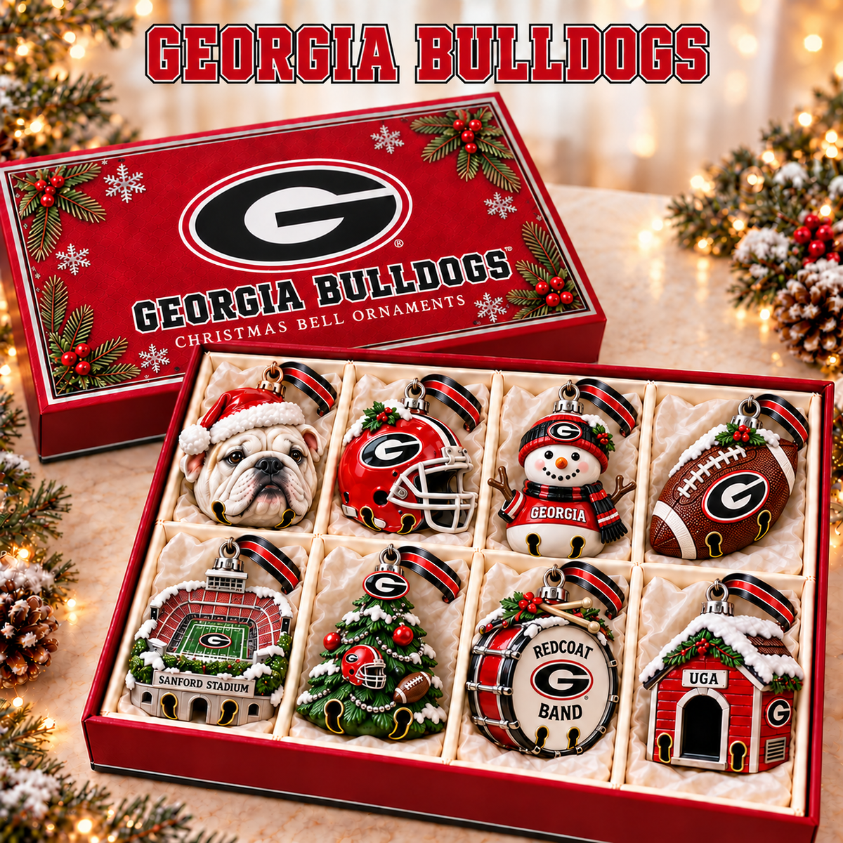 Premium GGBD Christmas Bell Ornament TTMH