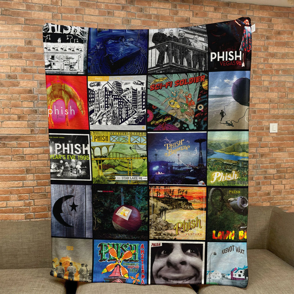 PIH Albums Collage Sherpa Blanket DNBN