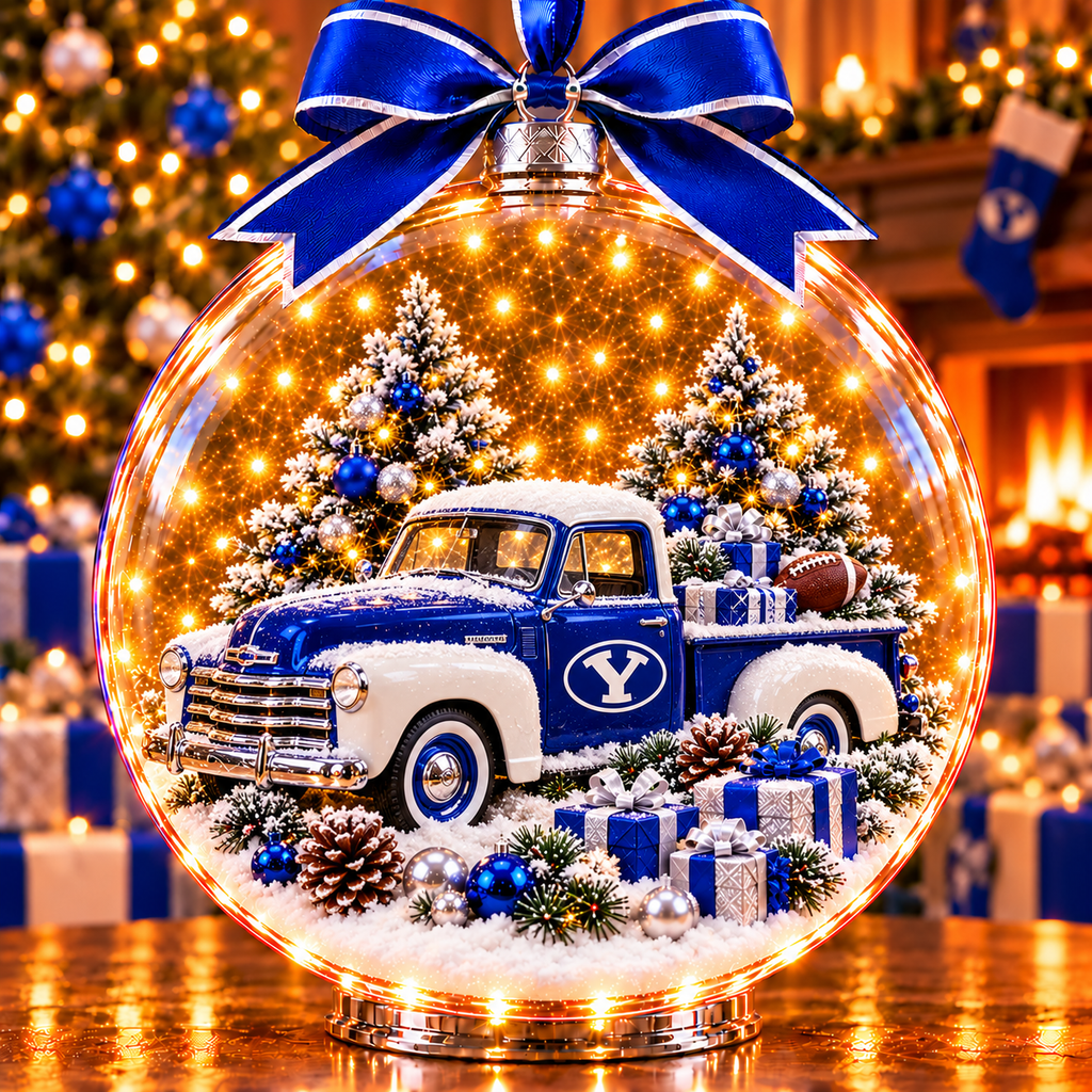 BYU Christmas Ball Ornament PNPA