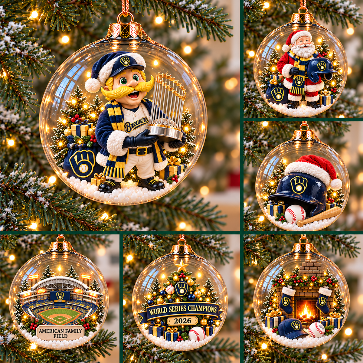 MLKB Premium Christmas Tree Ornament Set TMH