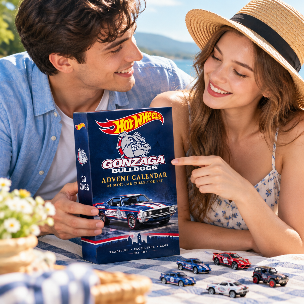 Gonzaga Bulldogs Premium Mini Car Advent Calendar