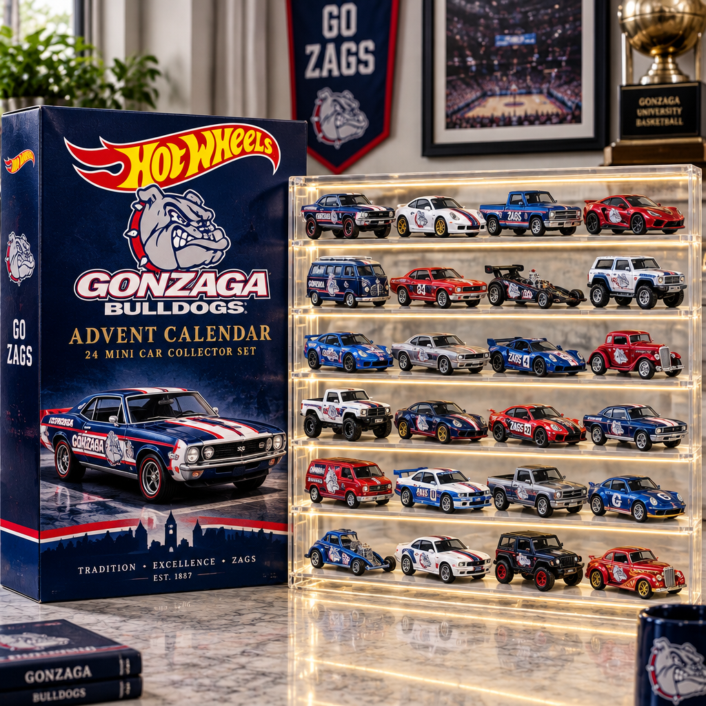 Gonzaga Bulldogs Premium Mini Car Advent Calendar