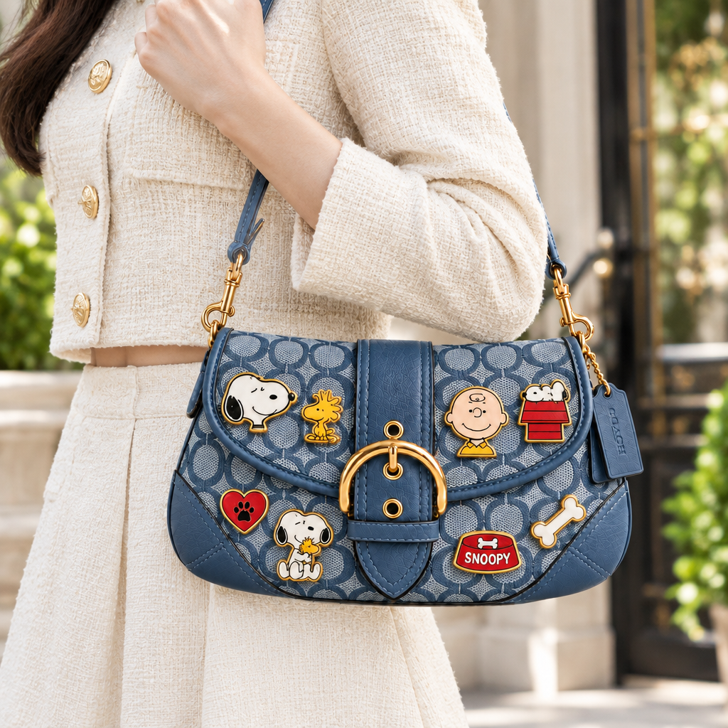 Snoopy Soho Bag With Charm