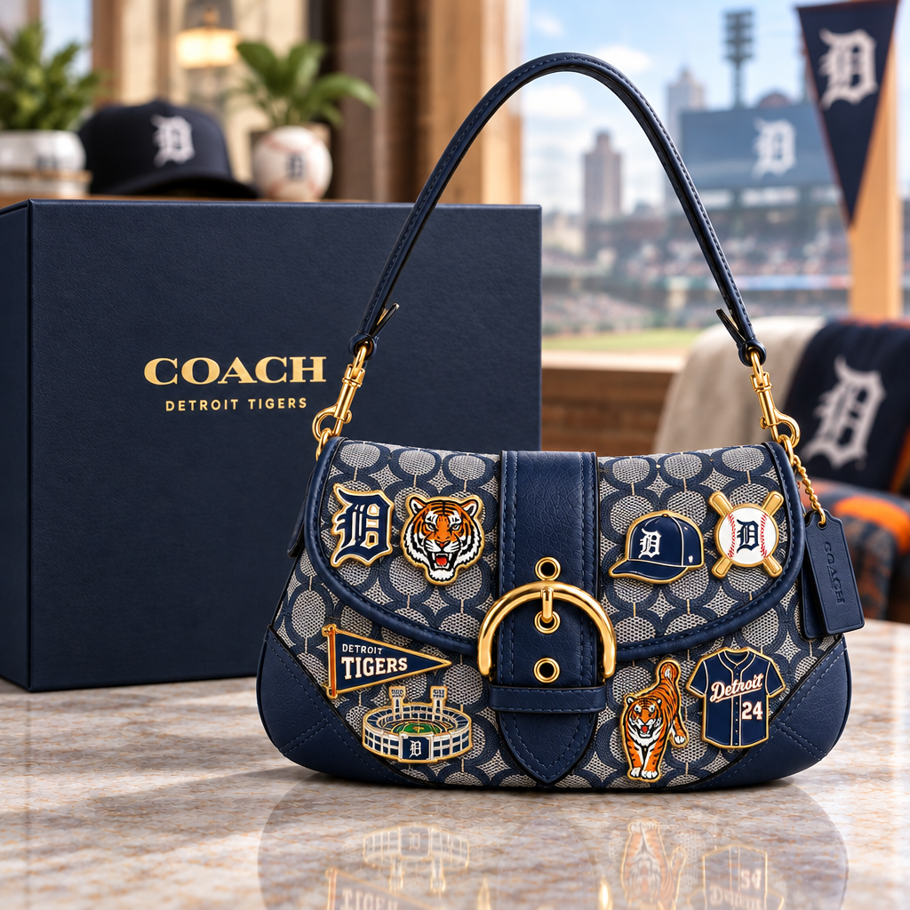 Detroit Tigers Soho Bag With Charm