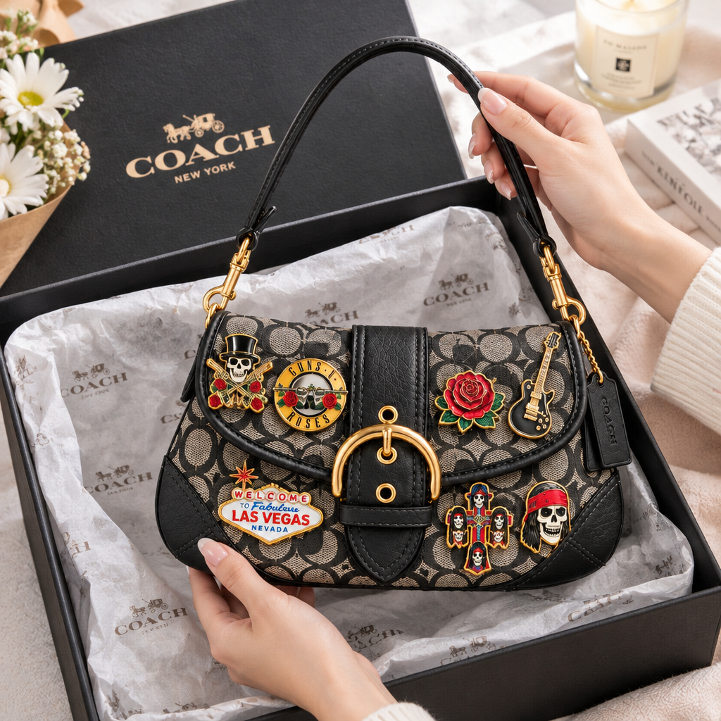 Guns N Roses Soho Bag With Charm