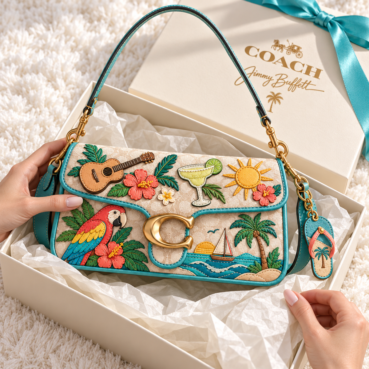 Premium JBT Coach Shoulder Cross With Charm NPL